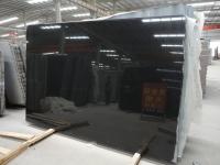 China Black Granite Slab for Tombstone and Wall